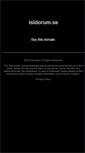 Mobile Screenshot of isidorum.se